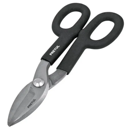  Tijeras para Hojalatero 8", en acero al carbono, mango cubierto en PVC, TH-8P 26052 Pretul 17.79661 Tijera para Hojalatero 8", 
