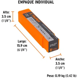 Brocas Concreto 3/4" x6" ZP3-1/2 Truper 11242 Truper-Brocas Concreto 3/4" x6" ZP3-1/2 Truper 11242 Cuerpo de acero al cromo que 