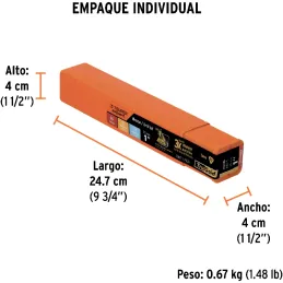 Brocas Metal HSS 1" xL10" Truper 11176 Truper-Brocas Metal HSS 1" xL10" Truper 11176 Uso en metales ferrosos, no ferrosos, mader
