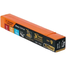 Brocas Metal HSS 5/8" xL7" Truper 11170 Truper-Brocas Metal HSS 5/8" xL7" Truper 11170 Uso en metales ferrosos, no ferrosos, mad