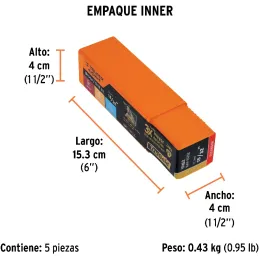 Brocas Metal HSS 15/32" xL6" Truper 11162 Truper-Brocas Metal HSS 15/32" xL6" Truper 11162 Uso en metales ferrosos, no ferrosos,
