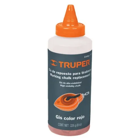  Gis rojo de repuesto para tiralinea alta visibilidad 8oz, REP-TL-R 18578 Truper 3.389831 Gis rojo de repuesto para tiralinea al