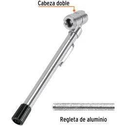Medidor de Presion 14.5cm Doble Cabeza, 10-120PSI, MEA-120D 19099 Truper Truper-Medidor de Presion 14.5cm Doble Cabeza, 10-120PS
