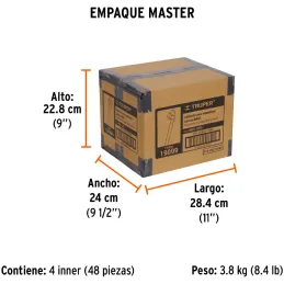 Medidor de Presion 14.5cm Doble Cabeza, 10-120PSI, MEA-120D 19099 Truper Truper-Medidor de Presion 14.5cm Doble Cabeza, 10-120PS