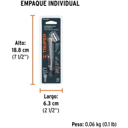 Medidor de Presion 11.5cm Doble Cabeza, 6-50PSI, MEA-50D 19098 Truper Truper-Medidor de Presion 11.5cm Doble Cabeza, 6-50PSI, ME
