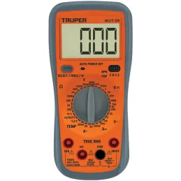 Multitester MUT-39 True RMS 20A UsoGeneral Truper 10402 Truper-Multitester MUT-39 True RMS 20A UsoGeneral Truper 10402 Escala de