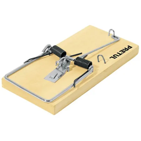 Trampa de Madera 7", para raton, activacion al sensible contacto, RAT-7M 23710 Pretul 4.40678 Trampa de Madera 7", para raton, 