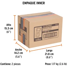 Multitester Automotriz Profesional MUT-105 True RMS 20A Truper 10403 Truper-Multitester Automotriz Profesional MUT-105 True RMS 