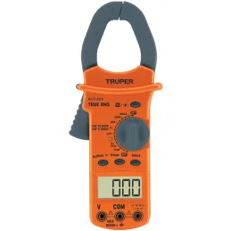 Pinza Amperimetrica Profesional 600V 400A MUT-202 True RMS Truper 10404 Truper-Pinza Amperimetrica Profesional 600V 400A MUT-202