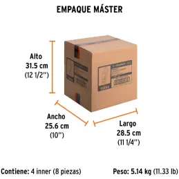 Pinza Amperimetrica Profesional 600V 400A MUT-202 True RMS Truper 10404 Truper-Pinza Amperimetrica Profesional 600V 400A MUT-202