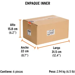 Juego Desarmadores 5 Pza 3/16 1/4" ComfortGrip Truper 14138 Truper-Juego Desarmadores 5 Pza 3/16 1/4" ComfortGrip Truper 14138 B