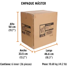 Juego Desarmadores 5 Pza 3/16 1/4" ComfortGrip Truper 14138 Truper-Juego Desarmadores 5 Pza 3/16 1/4" ComfortGrip Truper 14138 B