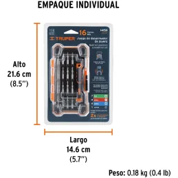 Desarmadores Juegos 16 Puntas MAluminio electronica y Presicion Truper 14159 Truper-Desarmadores Juegos 16 Puntas MAluminio elec