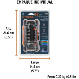 Desarmadores Juegos 28 Puntas MAluminio electronica y Presicion Truper 14160 Truper-Desarmadores Juegos 28 Puntas MAluminio elec