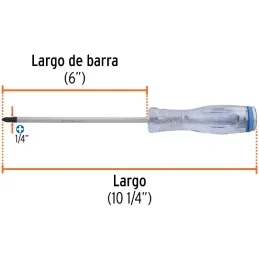 Desarmador Estrella de Golpe 1/4" x6" Bhex Macetato Truper 14149 Truper-Desarmador Estrella de Golpe 1/4" x6" Bhex Macetato Trup