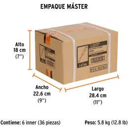 Desarmador Estrella de Golpe 1/4" x4" Bhex Macetato Truper 14146 Truper-Desarmador Estrella de Golpe 1/4" x4" Bhex Macetato Trup