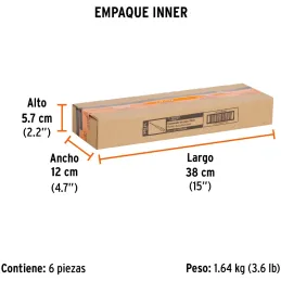 Desarmador Plano de Golpe 5/16" x8" Bhex Macetato Truper 14164 Truper-Desarmador Plano de Golpe 5/16" x8" Bhex Macetato Truper 1
