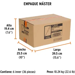 Desarmador Plano de Golpe 5/16" x8" Bhex Macetato Truper 14164 Truper-Desarmador Plano de Golpe 5/16" x8" Bhex Macetato Truper 1