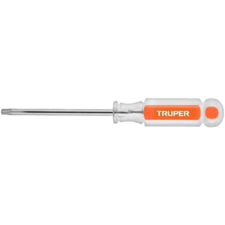 Desarmador Torx T-30 MAcetatoAcrVanadio Truper 15106 Truper-Desarmador Torx T-30 MAcetatoAcrVanadio Truper 15106 Barra de acero 