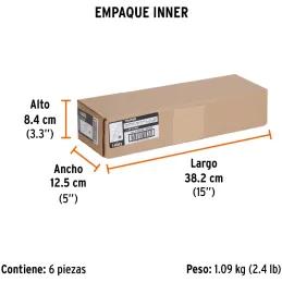 Desarmador Estrella 5/16" x6" N3 Macetato Truper 14083 Truper-Desarmador Estrella 5/16" x6" N3 Macetato Truper 14083 Barra de ac