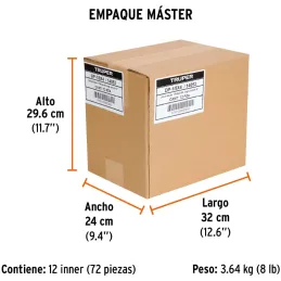 Desarmador Estrella 1/8" x4" N0 Macetato Truper 14053 Truper-Desarmador Estrella 1/8" x4" N0 Macetato Truper 14053 Barra de acer