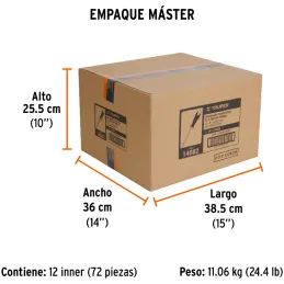 Desarmador Estrella 1/4" x8" N2 ComfortGrip Truper 14082 Truper-Desarmador Estrella 1/4" x8" N2 ComfortGrip Truper 14082 Barra h