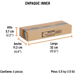 Desarmador Estrella 1/4" x6" N2 ComfortGrip Truper 14079 Truper-Desarmador Estrella 1/4" x6" N2 ComfortGrip Truper 14079 Barra h