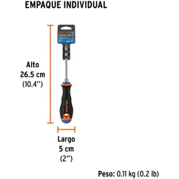 Desarmador Estrella 1/4" x4" N2 ComfortGrip Truper 14076 Truper-Desarmador Estrella 1/4" x4" N2 ComfortGrip Truper 14076 Barra h
