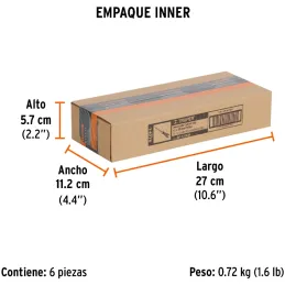 Desarmador Estrella 1/4" x4" N2 ComfortGrip Truper 14076 Truper-Desarmador Estrella 1/4" x4" N2 ComfortGrip Truper 14076 Barra h