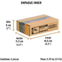 Desarmador Estrella 1/4" x1-1/2" N2 ComfortGrip Truper 14073 Truper-Desarmador Estrella 1/4" x1-1/2" N2 ComfortGrip Truper 14073