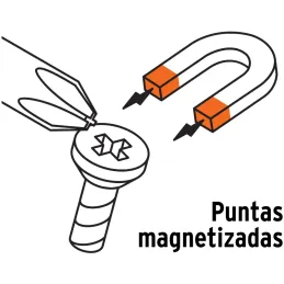 Desarmador Estrella 3/16" x6" N1 ComfortGrip Truper 14067 Truper-Desarmador Estrella 3/16" x6" N1 ComfortGrip Truper 14067 Barra