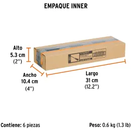 Desarmador Estrella 3/16" x6" N1 ComfortGrip Truper 14067 Truper-Desarmador Estrella 3/16" x6" N1 ComfortGrip Truper 14067 Barra