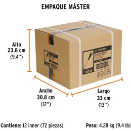 Desarmador Estrella 1/8" x6" N0 ComfortGrip Truper 14058 Truper-Desarmador Estrella 1/8" x6" N0 ComfortGrip Truper 14058 Barra h
