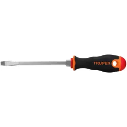 Desarmador Plano Bhex 5/16" x6" Comfort Grip Truper 14006 Truper-Desarmador Plano Bhex 5/16" x6" Comfort Grip Truper 14006 Barra