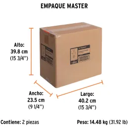 Caballete 3 Toneladas 2 Piezas, Base Ancha y Palanca de Ajuste de Altura, TORAU-3 14843 Truper Truper-Caballete 3 Toneladas 2 Pi