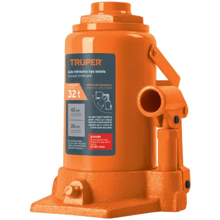 Gata de Botella 32 Toneladas Altura Max 427mm, GAT-32 14819 Truper Truper-Gata de Botella 32 Toneladas Altura Max 427mm, GAT-32 