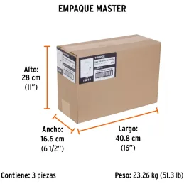 Gata de Botella 12 Toneladas, Con Tornillo de Extension, Altura Max 475 mm, GAT-12 14818 Truper Truper-Gata de Botella 12 Tonela