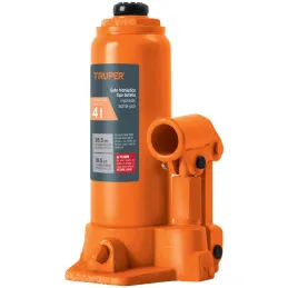 Gata de Botella 4 Toneladas, Con Tornillo de Extension, Altura Max 385 mm, GAT-4 14812 Truper Truper-Gata de Botella 4 Toneladas