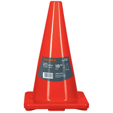 Conos de Precaucion 45 cm, Resistente a Impactos, Peso 1.05 kg, CONO-45 13120 Truper Truper-Conos de Precaucion 45 cm, Resistent