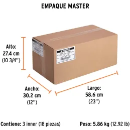 Organizador reforzado de Plastico 15 Compartimientos 28x18x4.5cm Truper 19896 Truper-Organizador reforzado de Plastico 15 Compar