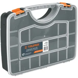 Organizador reforzado de Plastico 17 Compartimientos 43x33x9cm Truper 19939 Truper-Organizador reforzado de Plastico 17 Comparti