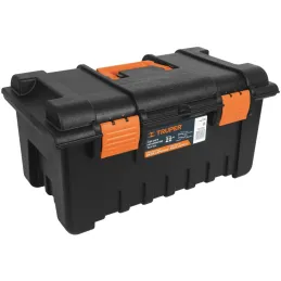 Caja para Herramientas Plastica Largo 22", Ancho 12 1/2, Alto 11", Peso 2.2 kg, CHA-22N 19780 Truper Truper-Caja para Herramient