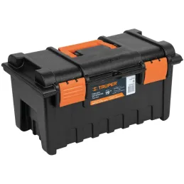 Caja para Herramientas Plastica Largo 19", Ancho 10 1/2, Alto 10", Peso 1.7 kg, CHA-19N 19781 Truper Truper-Caja para Herramient