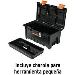 Caja para Herramientas Plastica Largo 19", Ancho 10 1/2, Alto 10", Peso 1.7 kg, CHA-19N 19781 Truper Truper-Caja para Herramient
