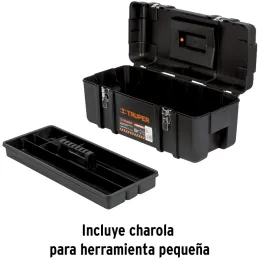 Caja para Herramientas Plastica Largo 23", Ancho 10 1/2", Alto 10", Peso 3 kg, Industrial, CHP-23X 11506 Truper Truper-Caja para