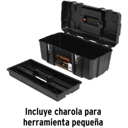 Caja para Herramientas Plastica Largo 20", Ancho 10 1/2", Alto 10", Peso 2.2 kg, Industrial, CHP-20X 10380 Truper Truper-Caja pa