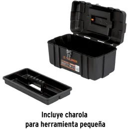 Caja para Herramientas Plastica Largo 17", Ancho 9 1/2", Alto 9", Peso 1.7 kg, Industrial, CHP-17X 19565 Truper Truper-Caja para