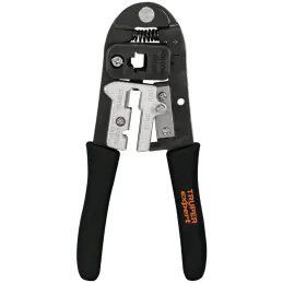 Pinza Ponchadora 8" RJ-45 Para redes Corta Pela y poncha Truper 18342 Truper-Pinza Ponchadora 8" RJ-45 Para redes Corta Pela y p