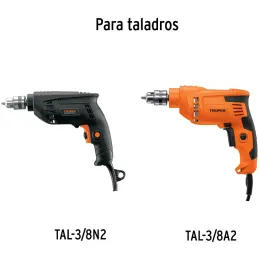 Mandriles Chucks con Llave 3/8" Universal, BRO-3/8N 16477 Truper Truper-Mandriles Chucks con Llave 3/8" Universal, BRO-3/8N 1647