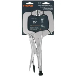 Alicates de Presion 11" Tipo C Autoajustable Acarbono Truper 17427 Truper-Alicates de Presion 11" Tipo C Autoajustable Acarbono 